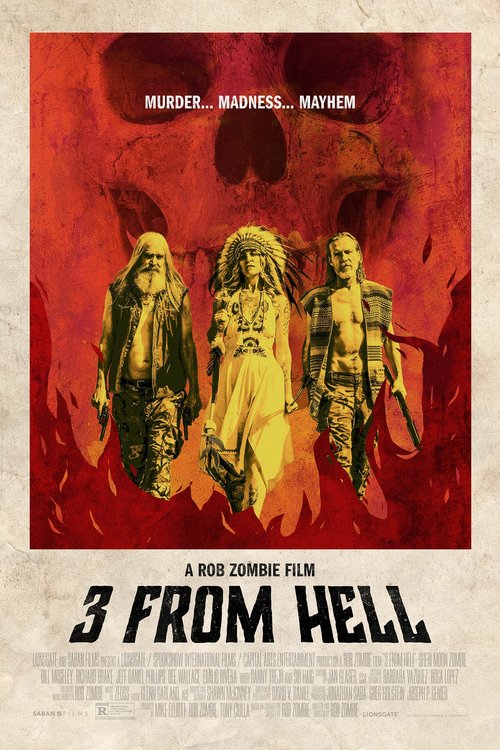 Promotional poster/image for 3 from Hell