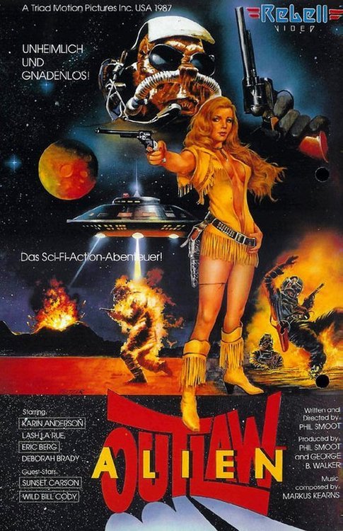 Promotional poster/image for Alien Outlaw