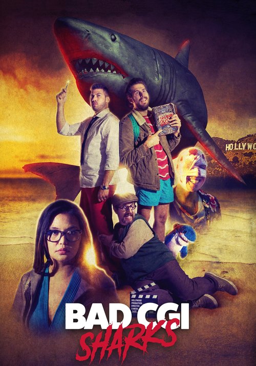 Promotional poster/image for Bad CGI Sharks