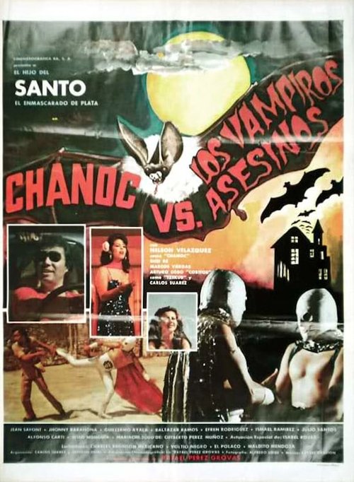 Promotional poster/image for Chanoc and the Son of Santo vs. the Killer Vampires