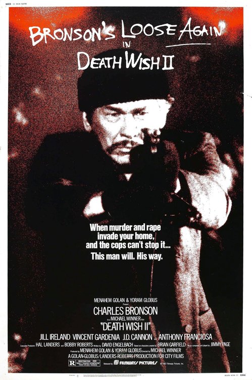 Promotional poster/image for Death Wish II