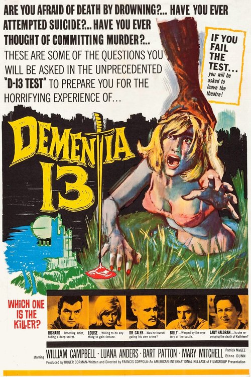 Promotional poster/image for Dementia 13