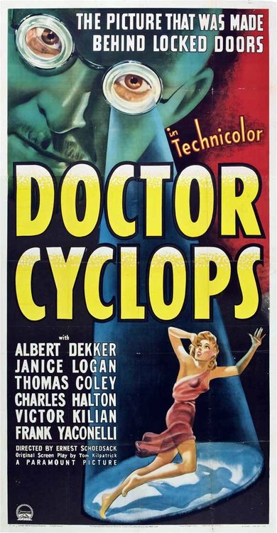 Promotional poster/image for Dr. Cyclops