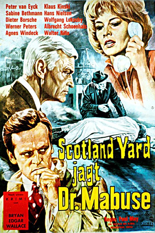 Promotional poster/image for Dr. Mabuse vs. Scotland Yard