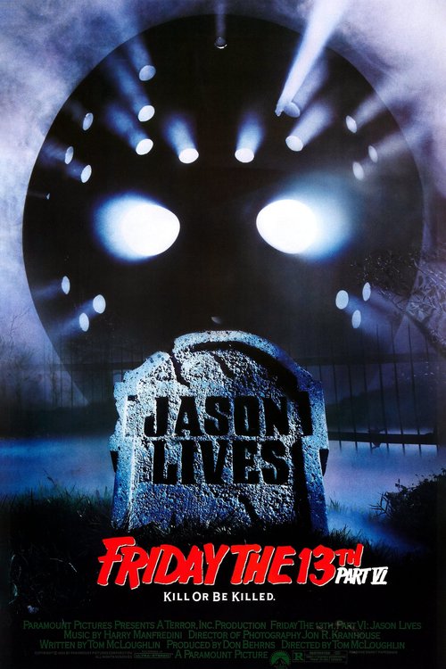 Promotional poster/image for Friday the 13th VI: Jason Lives
