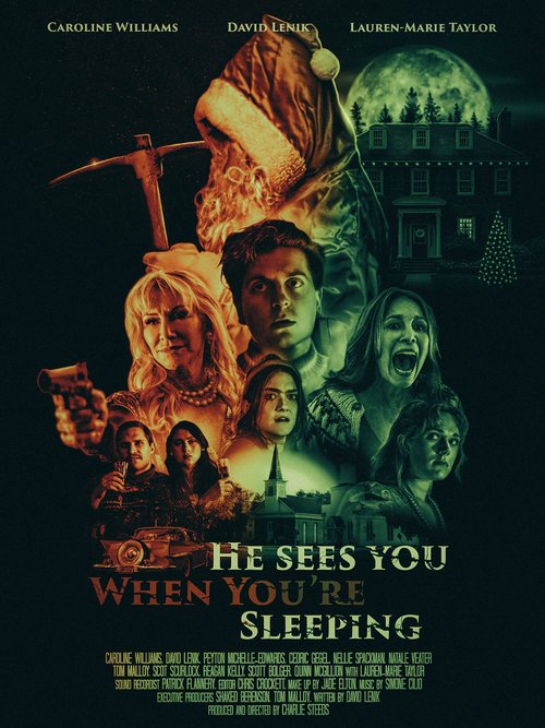 Promotional poster/image for He Sees You When You're Sleeping