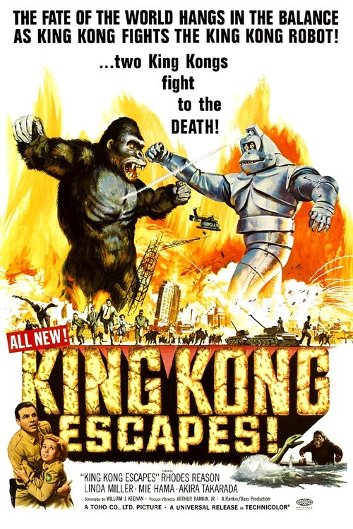 Promotional poster/image for King Kong Escapes