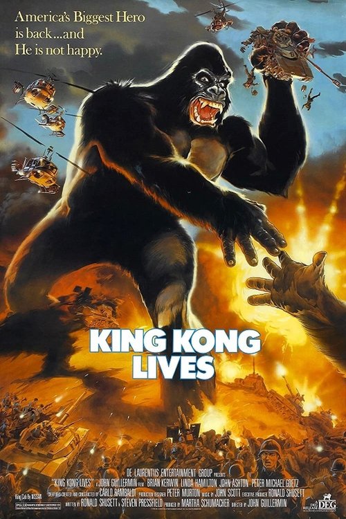 Promotional poster/image for King Kong Lives