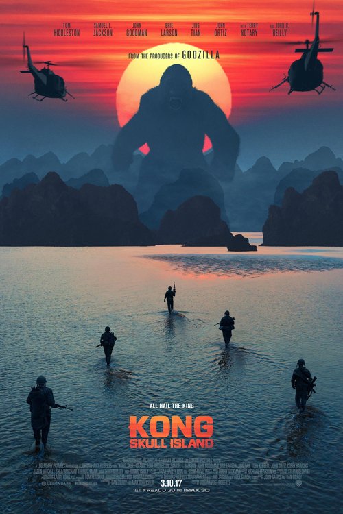 Promotional poster/image for Kong: Skull Island