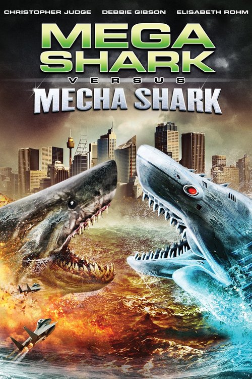 Promotional poster/image for Mega Shark vs. Mecha Shark