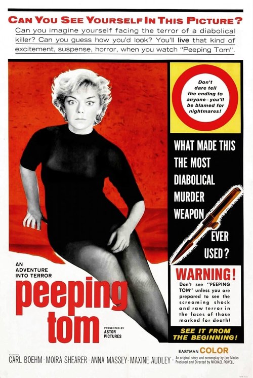 Promotional poster/image for Peeping Tom