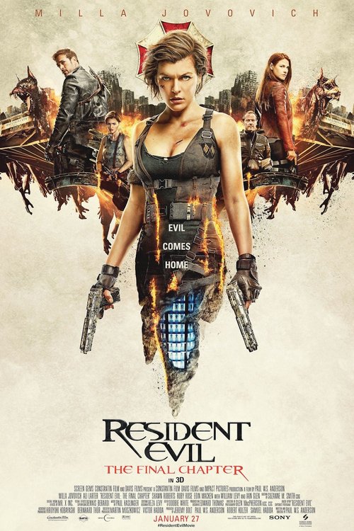 Promotional poster/image for Resident Evil: The Final Chapter