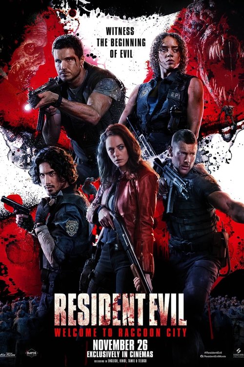 Promotional poster/image for Resident Evil: Welcome to Raccoon City