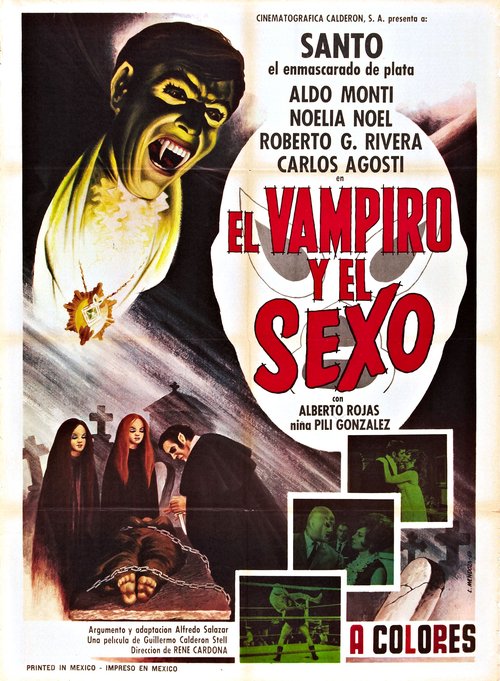 Promotional poster/image for Santo and Dracula's Treasure