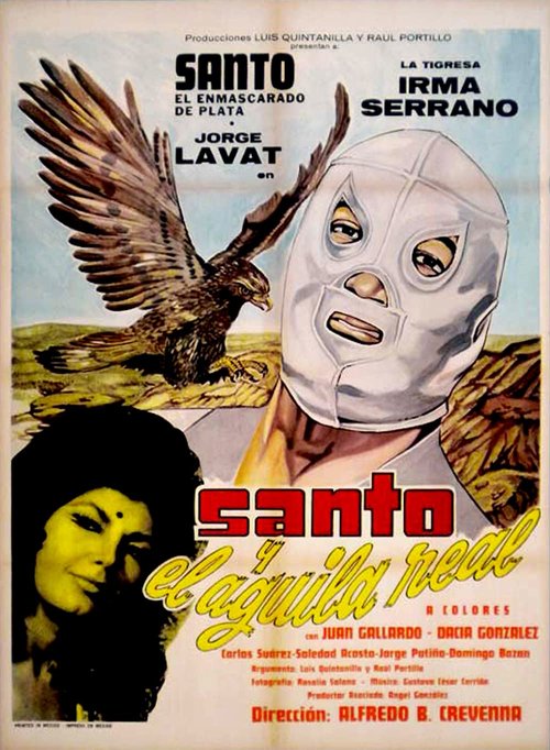 Promotional poster/image for Santo and the Golden Eagle