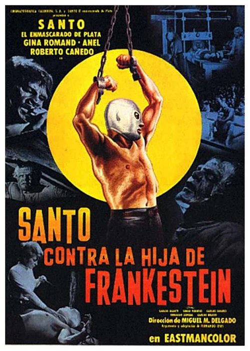 Promotional poster/image for Santo vs. Frankenstein's Daughter