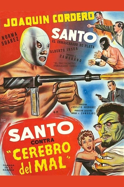Promotional poster/image for Santo vs. the Evil Brain
