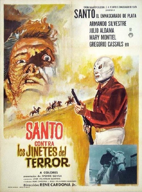 Promotional poster/image for Santo vs. The Riders of Terror