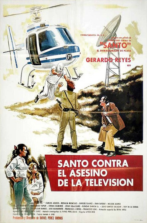 Promotional poster/image for Santo vs. the TV Killer