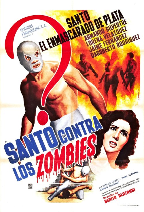 Promotional poster/image for Santo vs. the Zombies