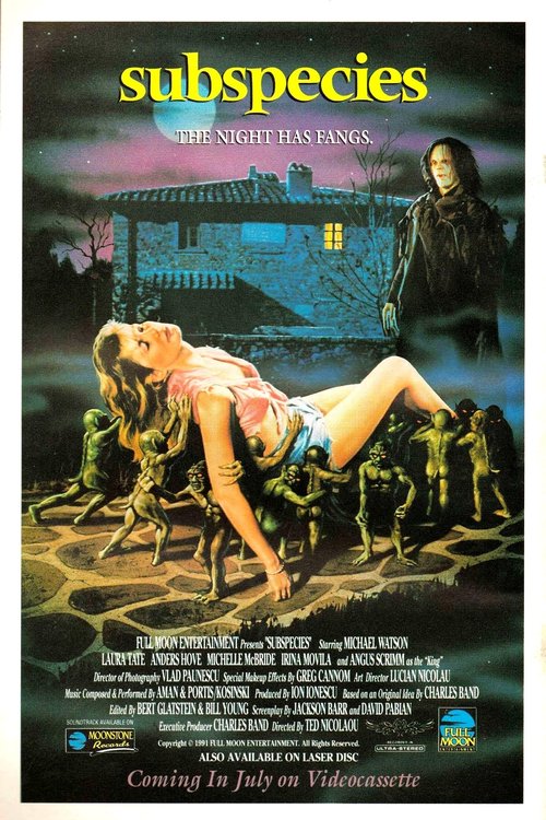 Promotional poster/image for Subspecies