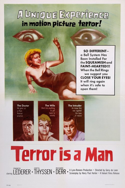 Promotional poster/image for Terror Is a Man