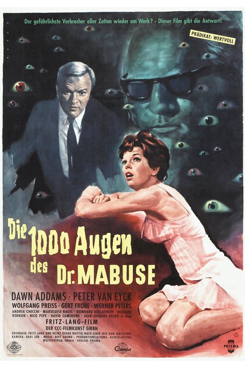 Promotional poster/image for The 1,000 Eyes of Dr. Mabuse