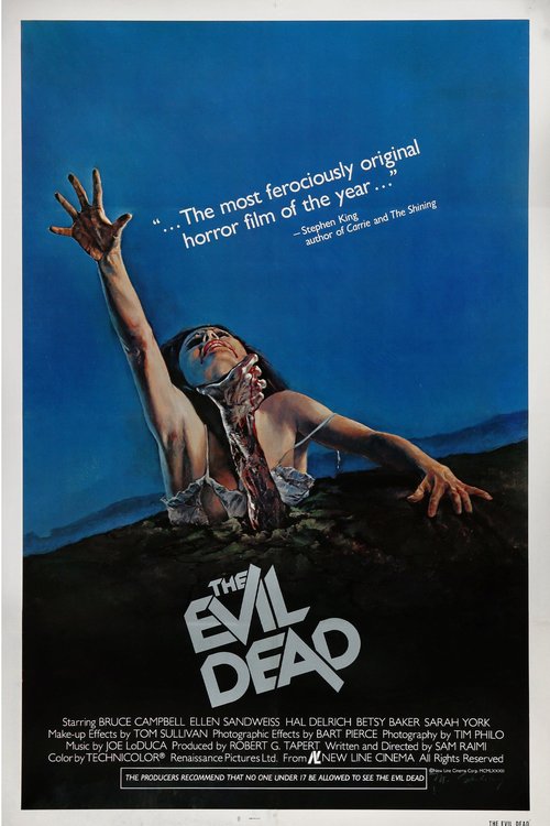 Promotional poster/image for The Evil Dead