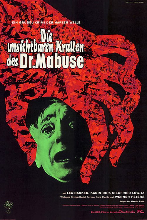 Promotional poster/image for The Invisible Dr. Mabuse