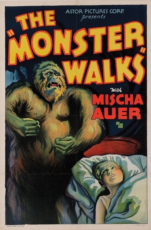 Promotional poster/image for The Monster Walks