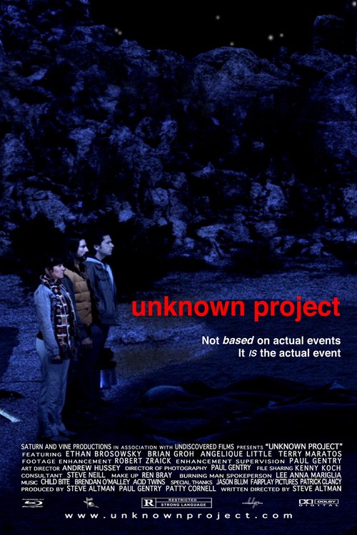 Promotional poster/image for Unknown Project